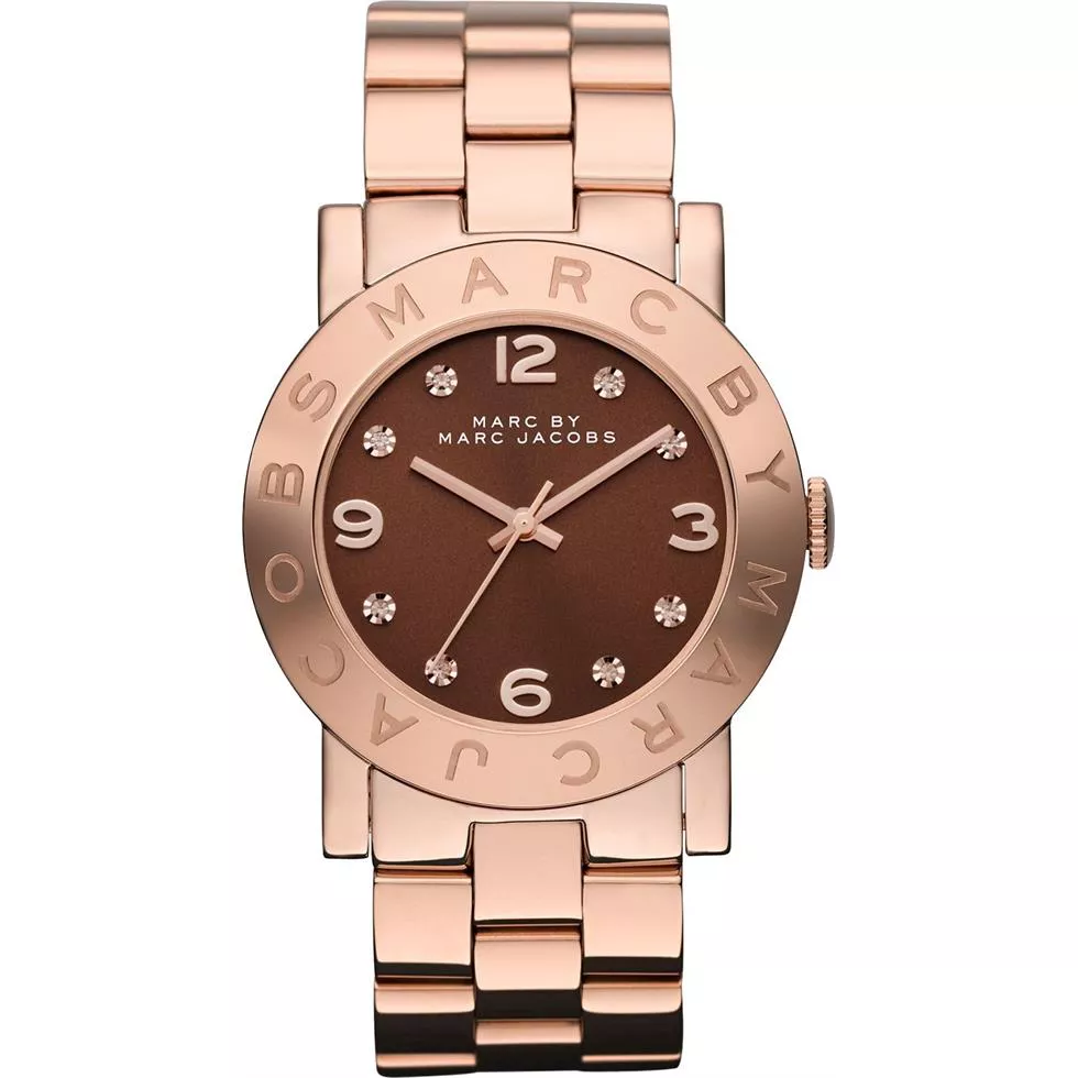Marc by Marc Jacobs Amy Brown Dial Rose Gold Watch 36mm 