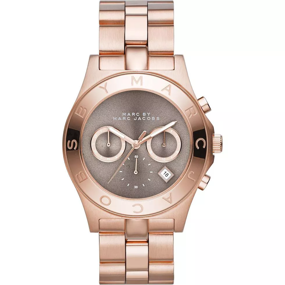 Marc by Marc Jacobs BLADE Chronograph Rose Gold Watch 40mm