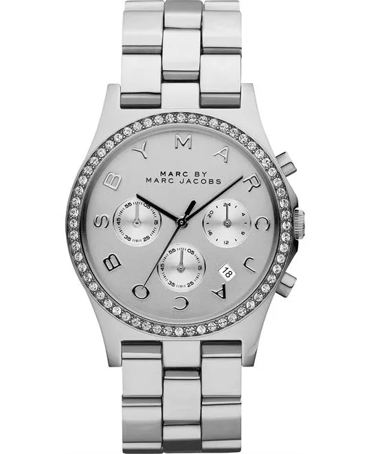 Marc by Marc Jacobs  Henry Chronograph Silver Watch 40mm 