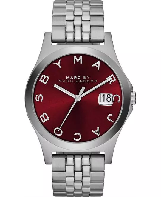 Marc Jacobs SLIM Silver Tone Watch 36mm 