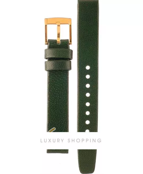 Marc Jacobs Baker Small Green Leather Strap 14mm