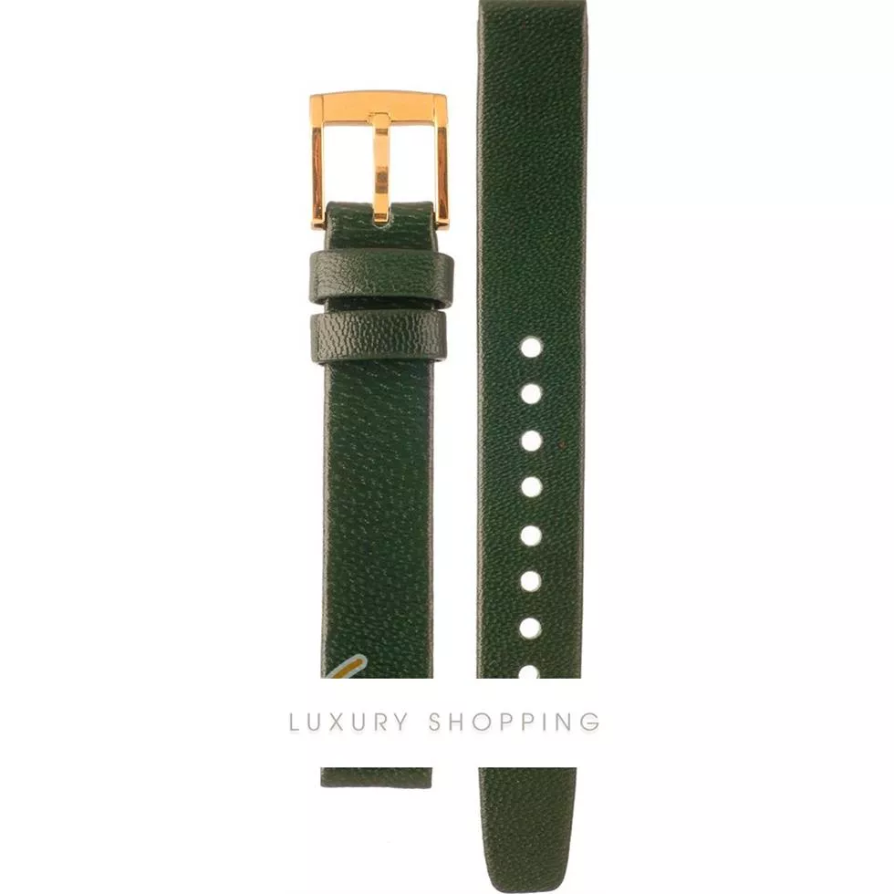 Marc Jacobs Baker Small Green Leather Strap 14mm