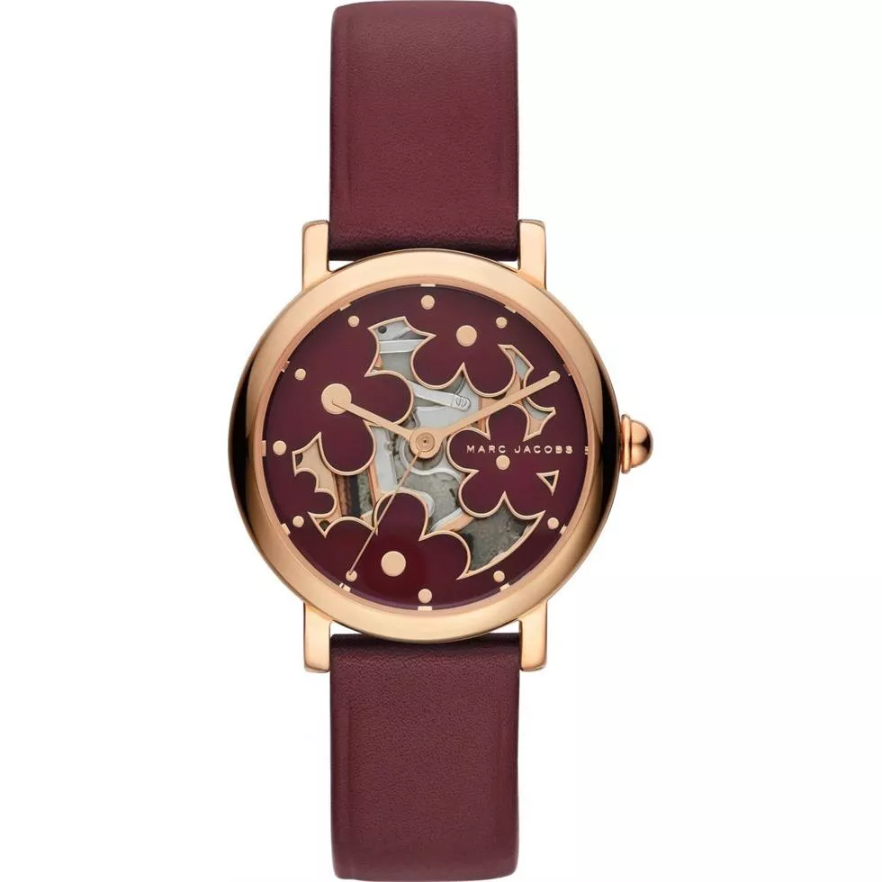 Marc Jacobs Classic Three-Hand Red Watch 28mm
