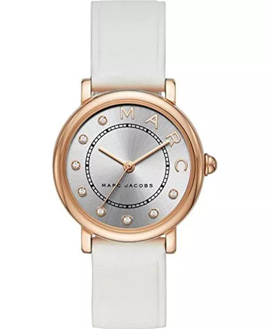 Marc Jacobs Classic Three-Hand White Watch 28mm