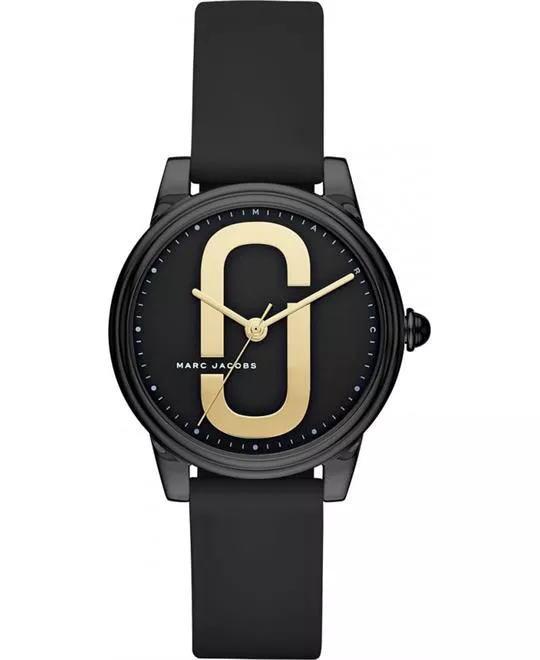 Marc Jacobs Corie Black IP Watch 36mm