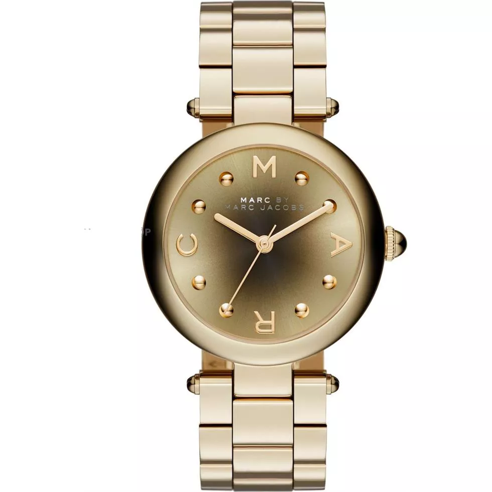 Marc Jacobs Dotty Gold-to-black Ladies Watch 34mm