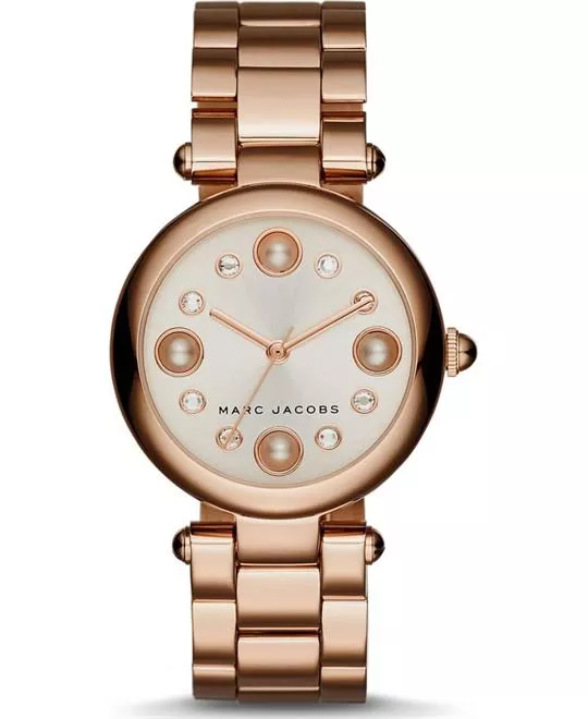 Marc Jacobs Dotty Rose Gold-Tone Women's Watch 34mm