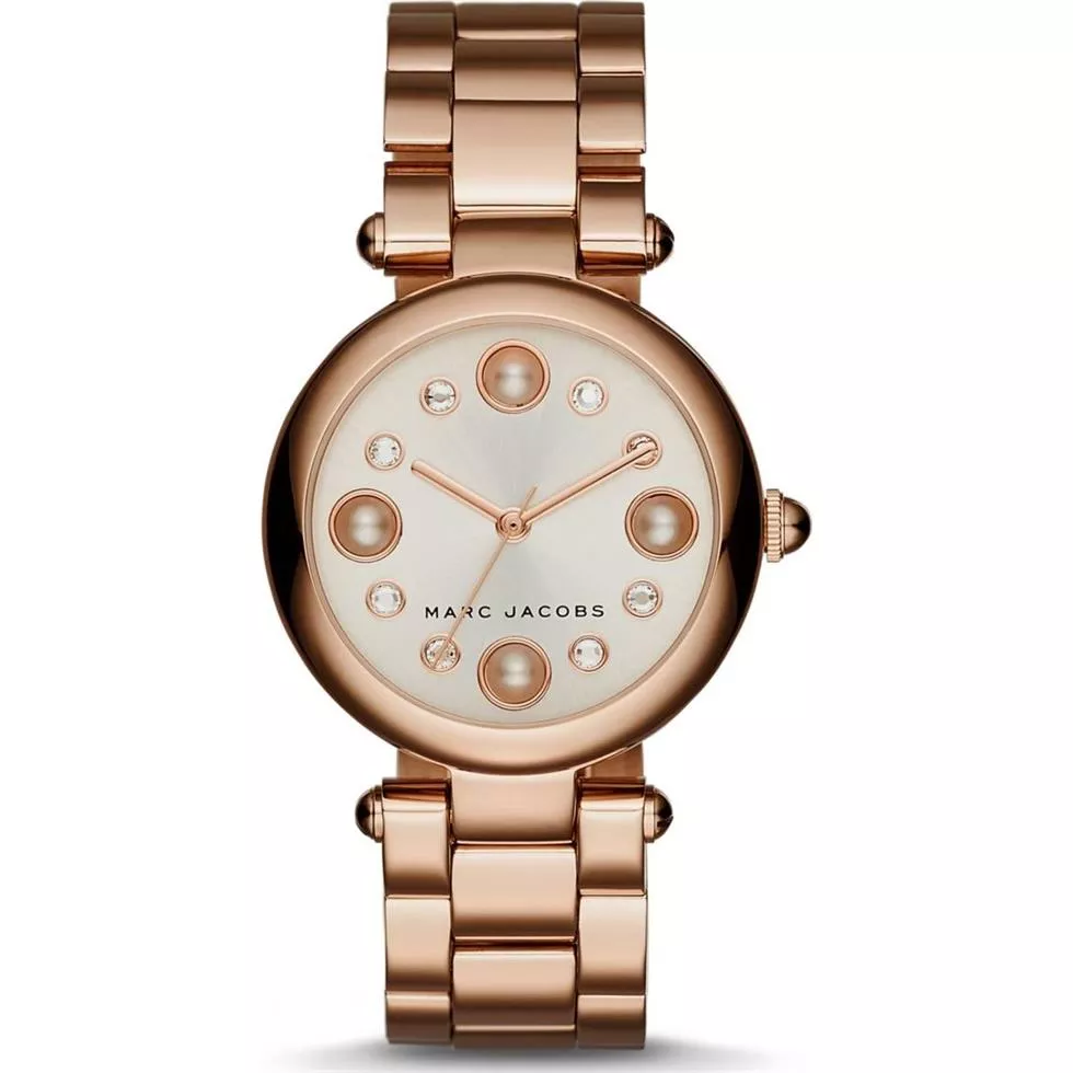 Marc Jacobs Dotty Rose Gold-Tone Women's Watch 34mm