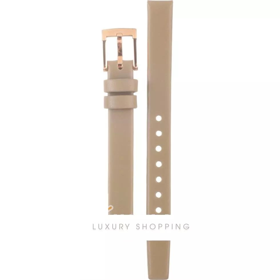 Marc Jacobs Henry Dinky Beige Leather Strap10mm