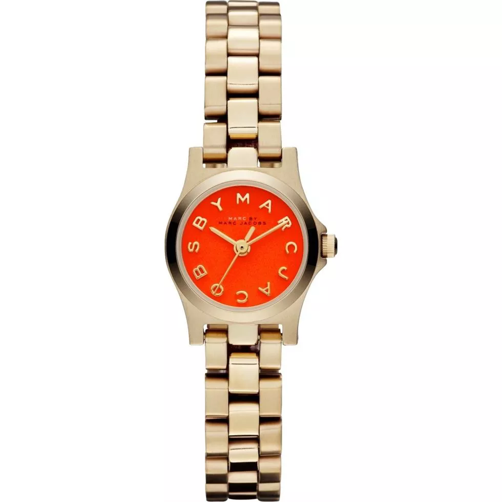 Marc Jacobs Henry Dinky Gold Tone Watch 21mm