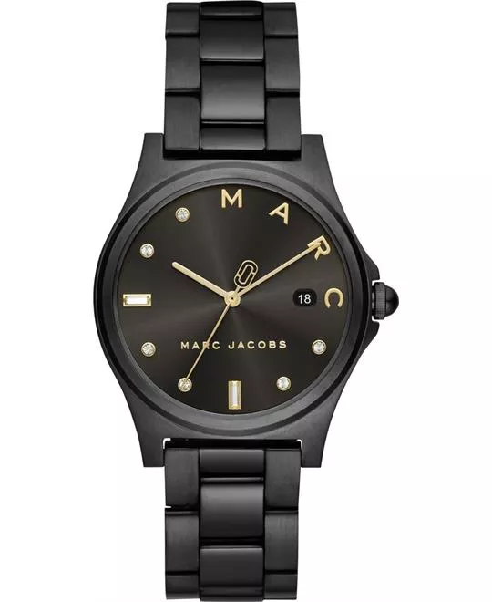 Marc Jacobs Henry Three-Hand Black Watch 36mm