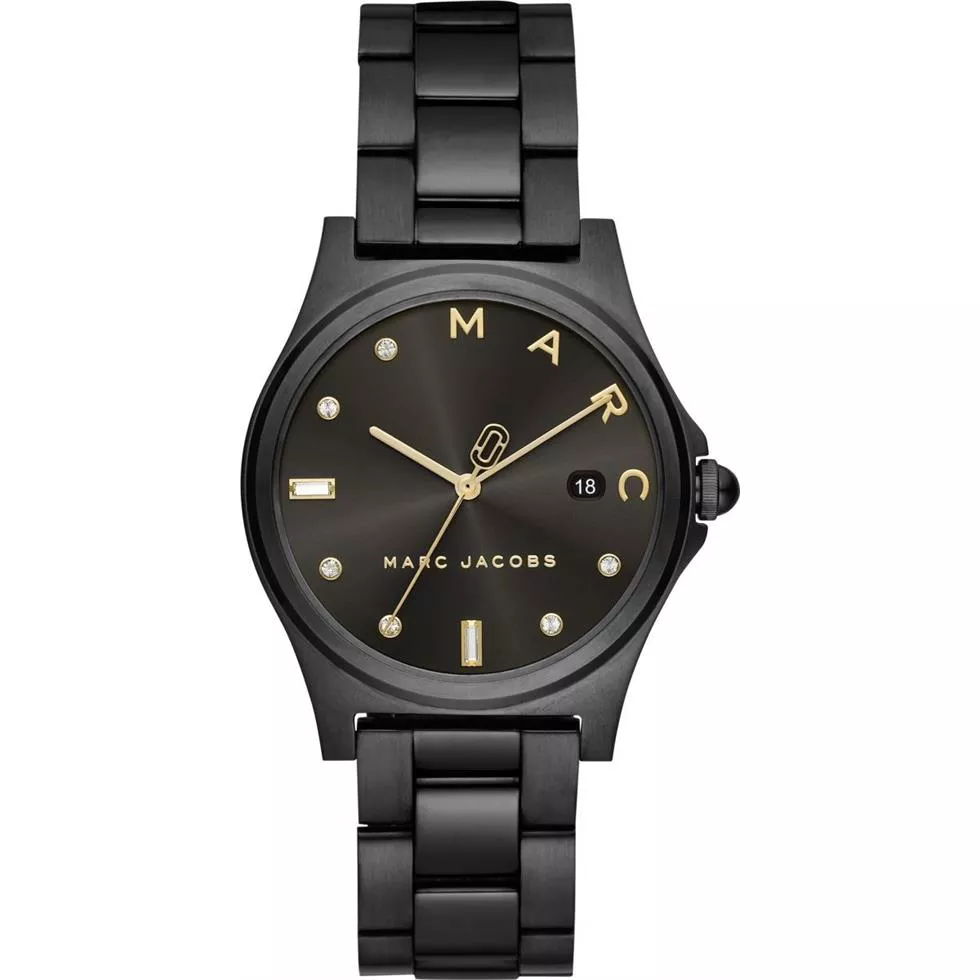 Marc Jacobs Henry Three-Hand Black Watch 36mm
