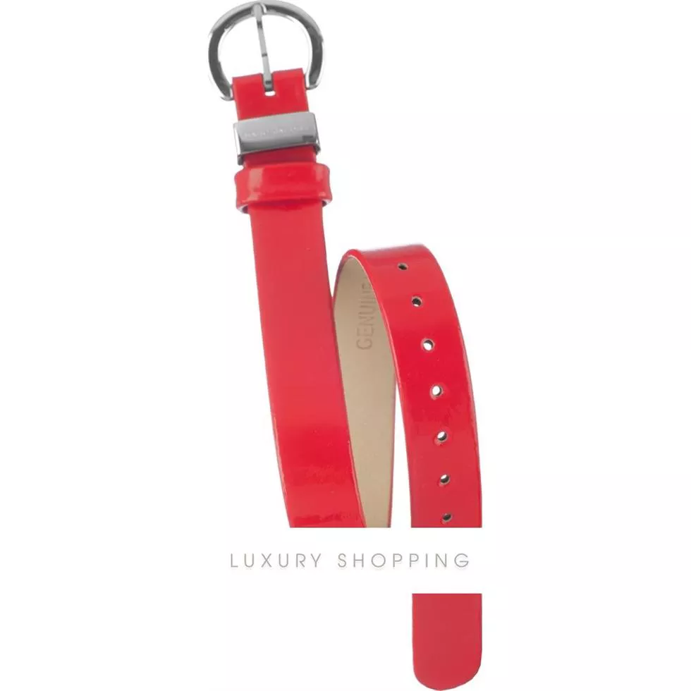 Marc Jacobs Jerrie Red Leather Strap 10mm