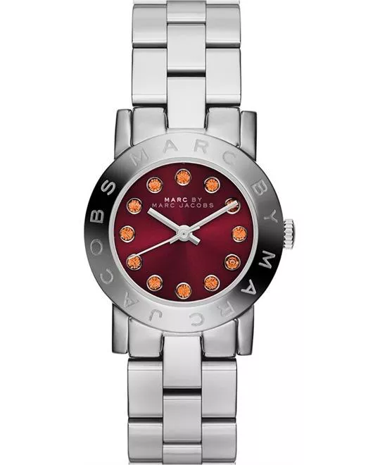 Marc Jacobs MINI AMY Cabernet Red Dial Watch 26mm