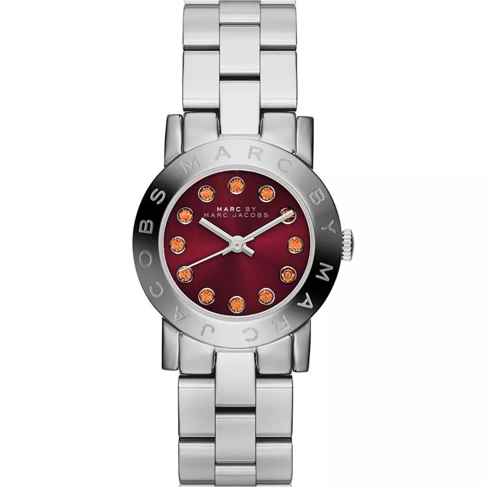 Marc Jacobs MINI AMY Cabernet Red Dial Watch 26mm