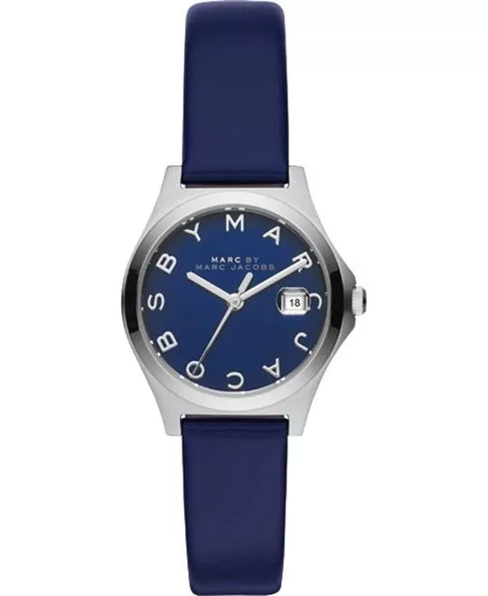 Marc Jacobs The Slim Blue Leather Watch 30mm