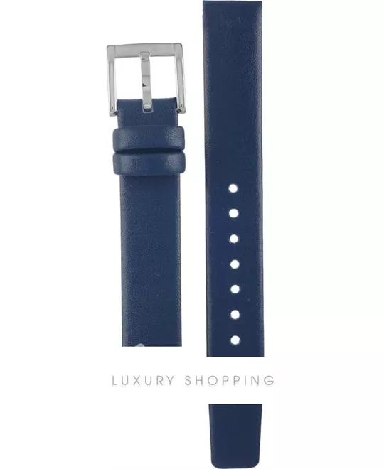 Marc Jacobs The Slim Small Blue Leather Strap 14mm