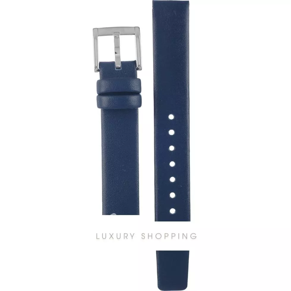 Marc Jacobs The Slim Small Blue Leather Strap 14mm