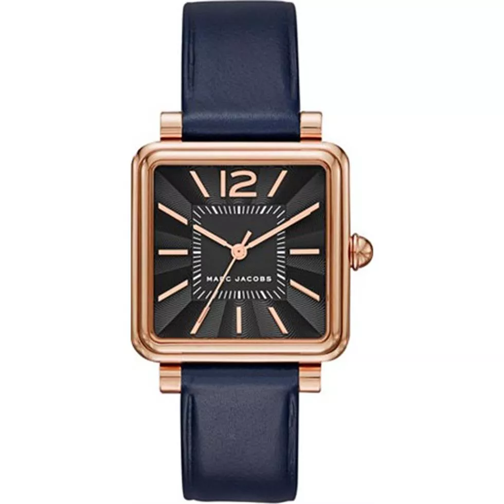 Marc Jacobs  Vic Navy Watch 30*30mm