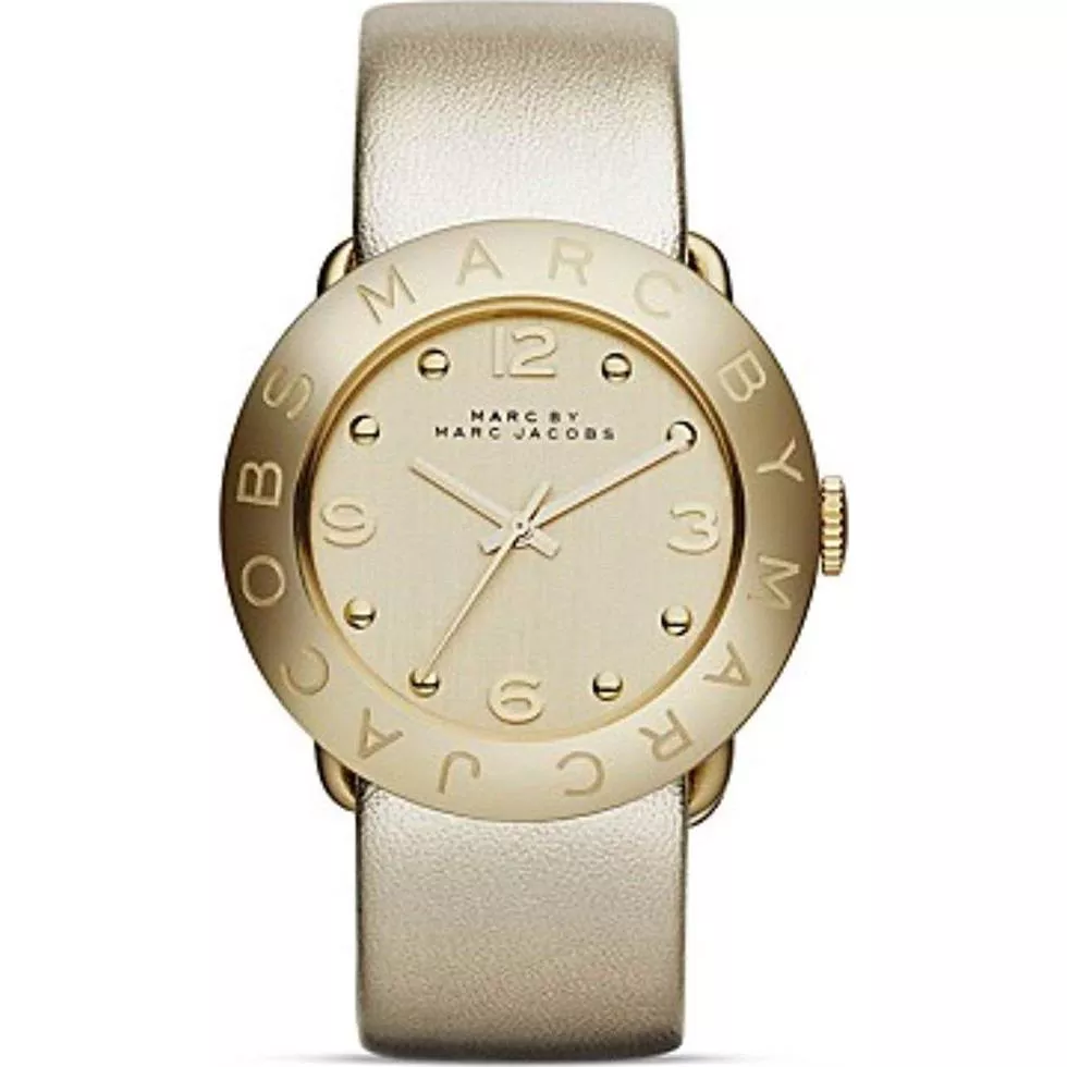 Marc Jacobs Women's  Amy Gold-tone Leather Watch 36mm