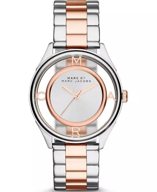 Marc Jacobs TETHER Women's Silver-Tone Watch 36mm