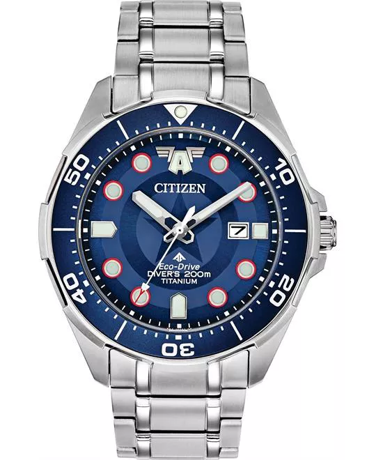 Marvel by Citizen Promaster The First Avenger Titanium 44