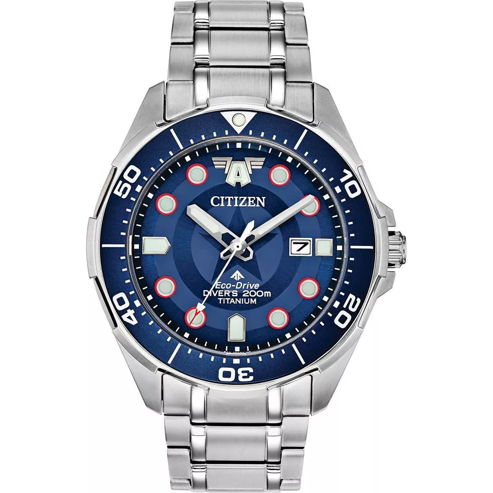 Marvel by Citizen Promaster The First Avenger Titanium 44