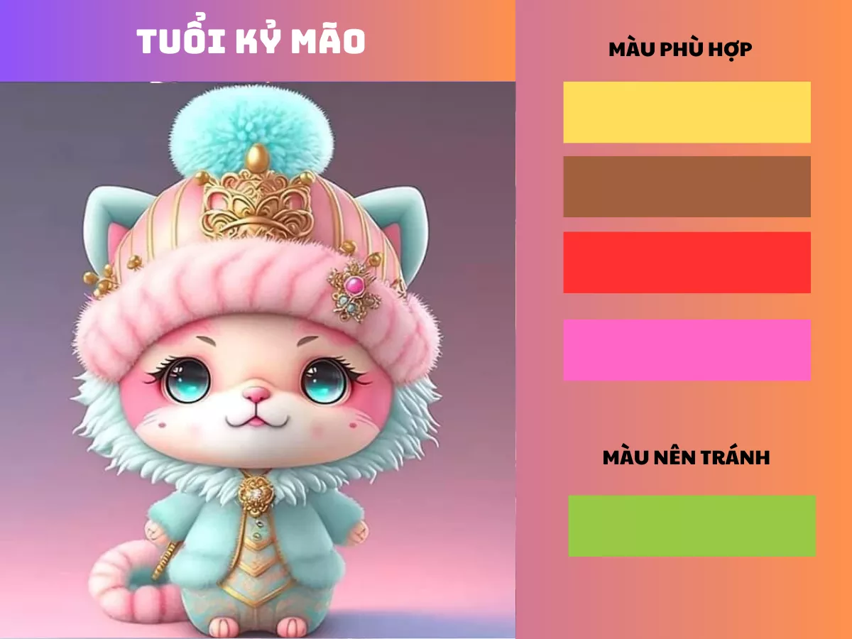 màu sắc hợp tuổi mão