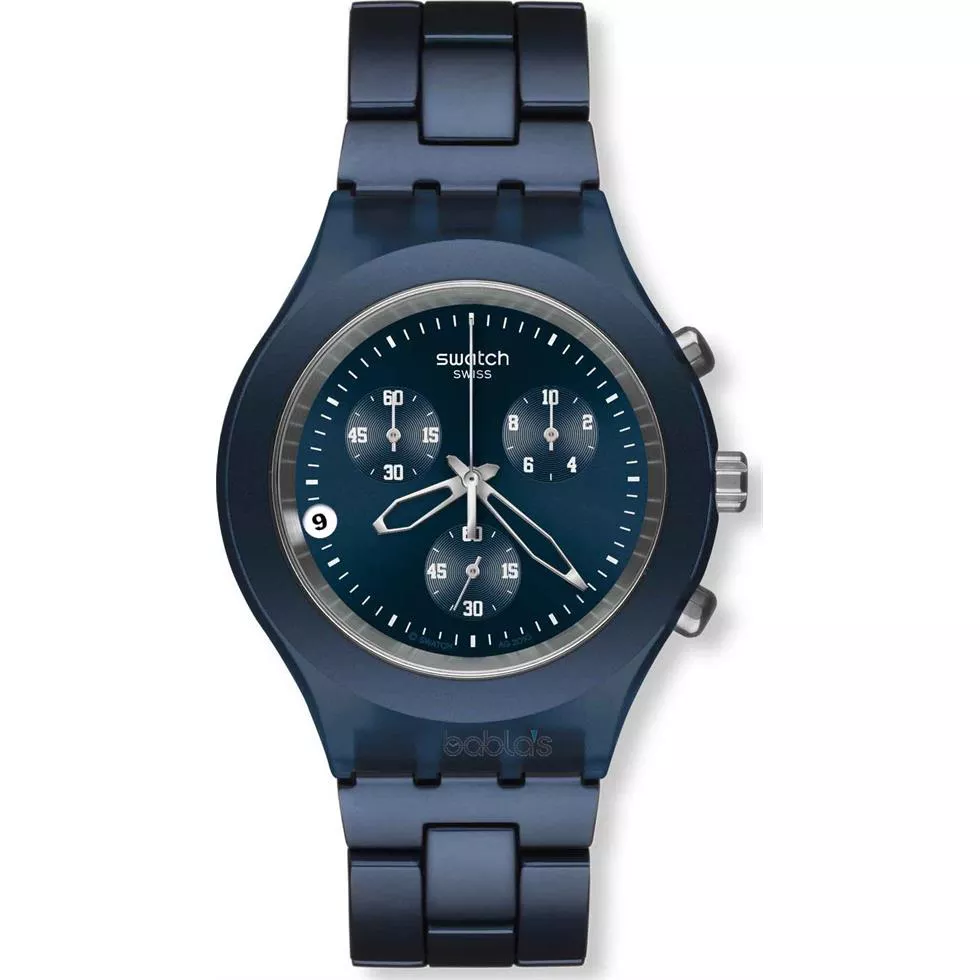Men's Irony Swatch Color: Blue 43mm
