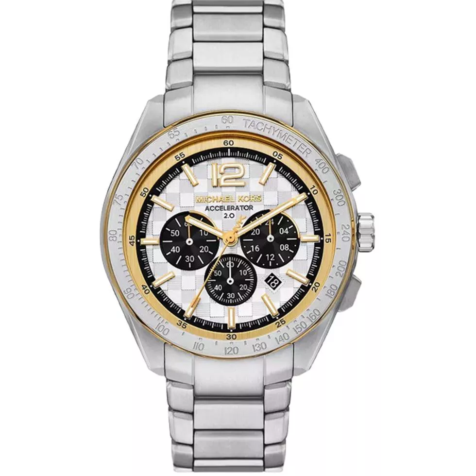 Michael Kors Accelerator 2.0 Chronograph Stainless Steel Watch 44mm