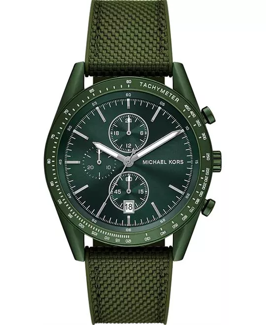Michael Kors Accelerator Olive Watch 42mm