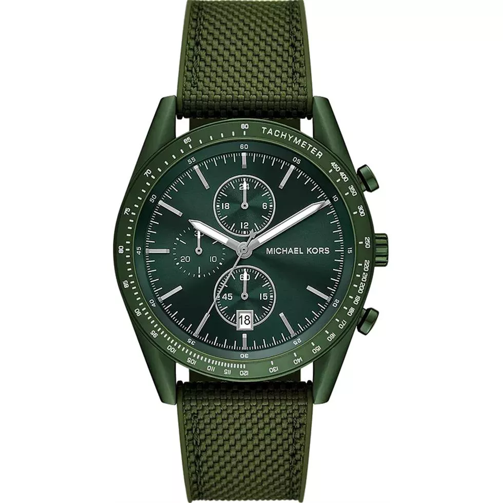 Michael Kors Accelerator Olive Watch 42mm