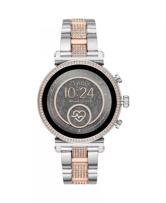 Michael Kors Access Sofie Heart  silver Smartwatch 41mm