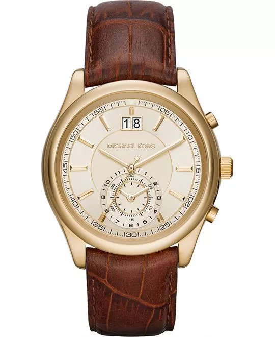 Michael Kors Aiden Dual Time Watch 43mm