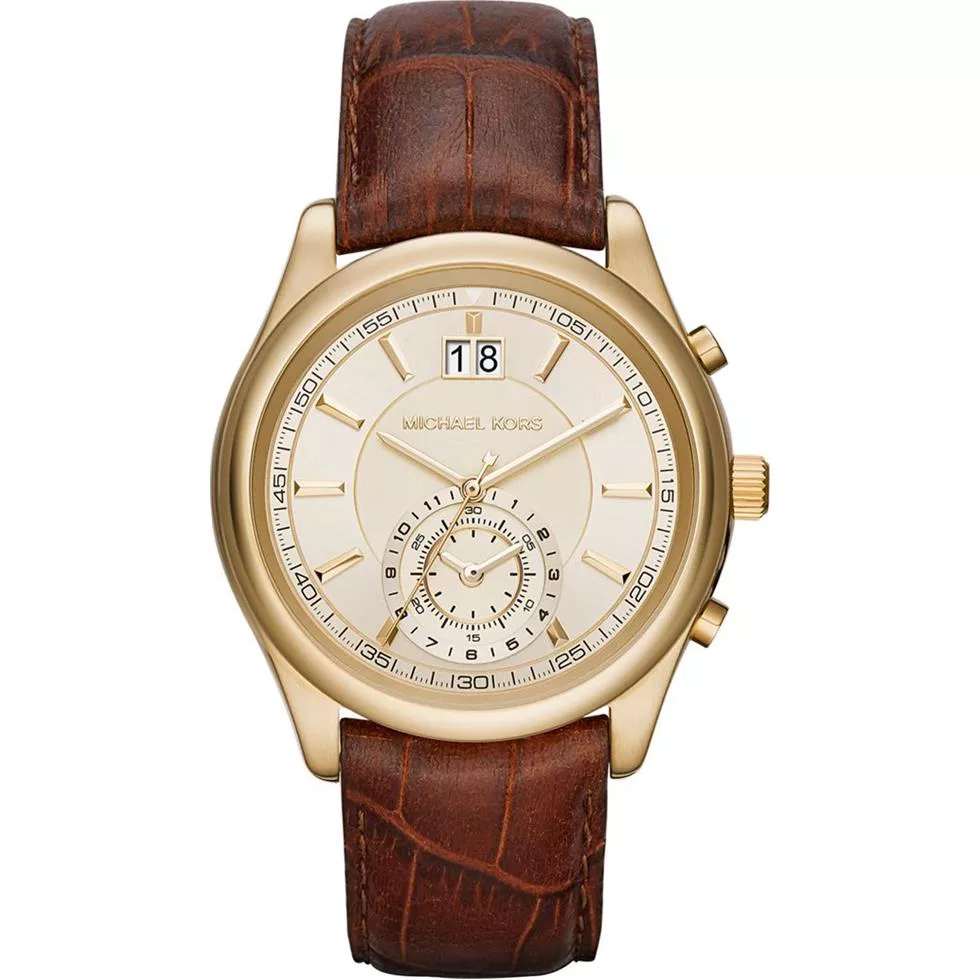 Michael Kors Aiden Dual Time Watch 43mm
