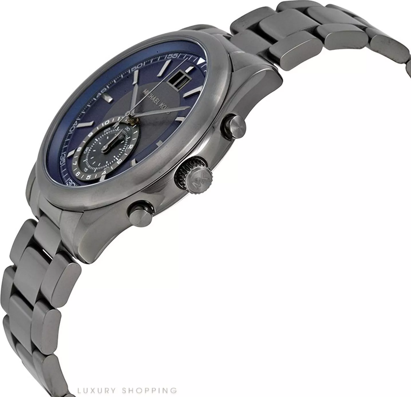 Michael Kors Aiden Gunmetal Watch 43mm 