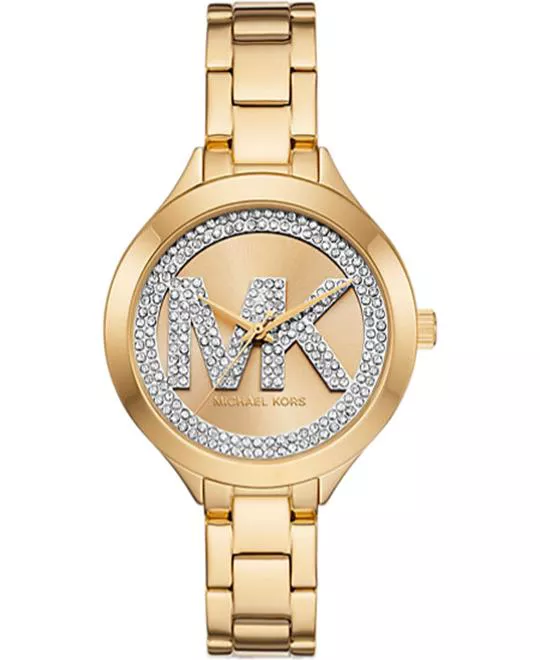 Michael Kors Aspyn Gold Pavé Watch 38mm