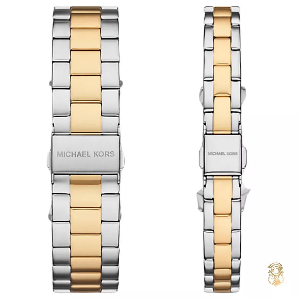 Michael Kors Aspyn His and Hers Pavé Two-Tone Watch Set