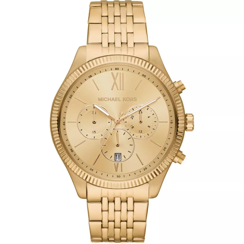 Michael Kors Benning Gold-Tone Watch 43mm