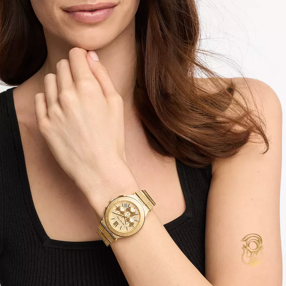 Michael Kors Billie Chronograph Gold-Tone Watch 40mm