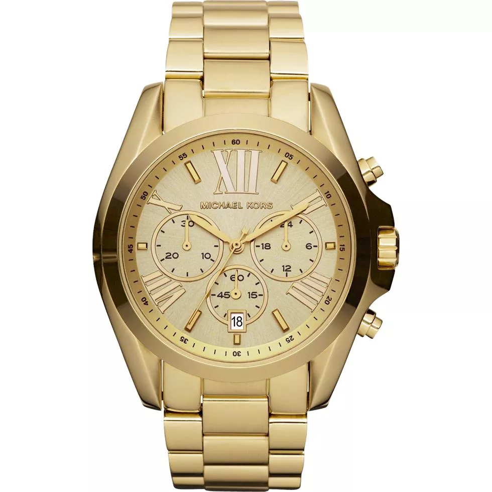 Michael Kors Bradshaw Gold Watch 43mm
