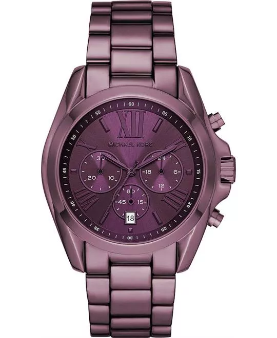 Michael Kors Bradshaw Purple Watch 43mm