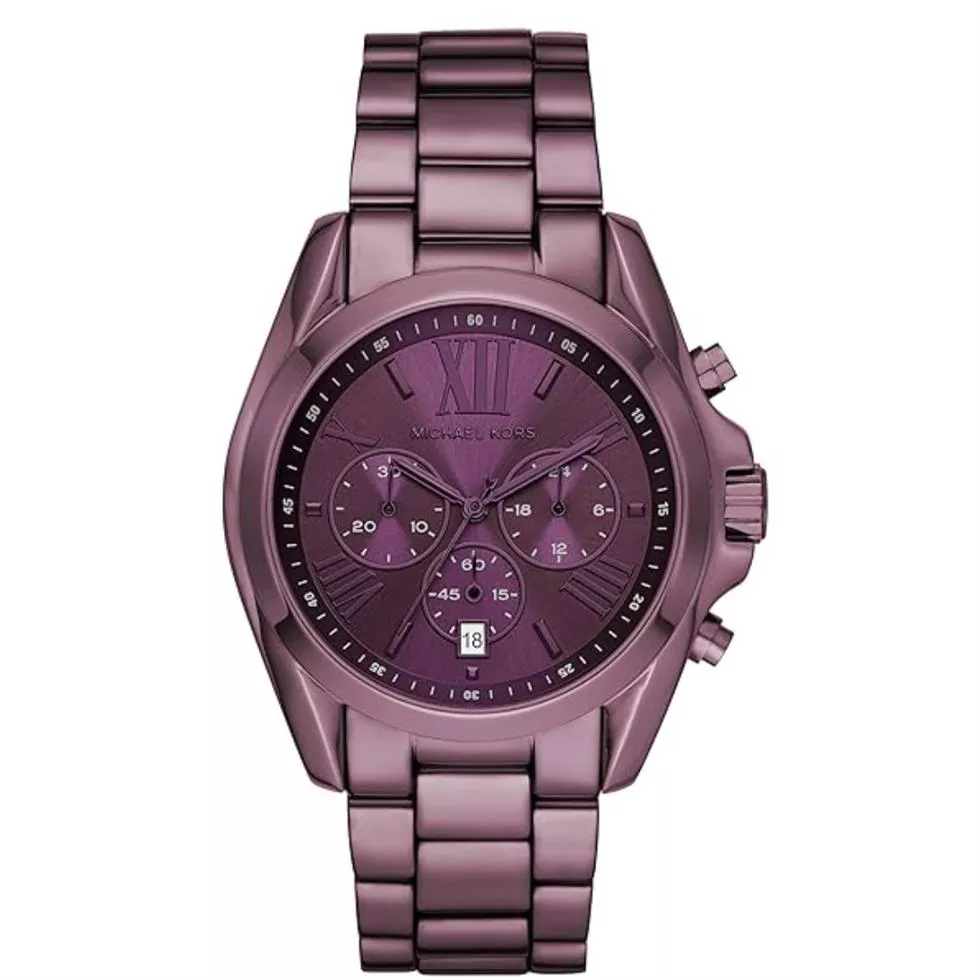 Michael Kors Bradshaw Purple Watch 43mm