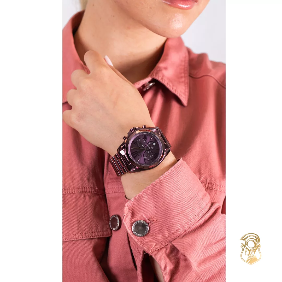 Michael Kors Bradshaw Purple Watch 43mm