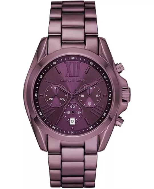 Michael Kors Bradshaw Purple Watch 43mm