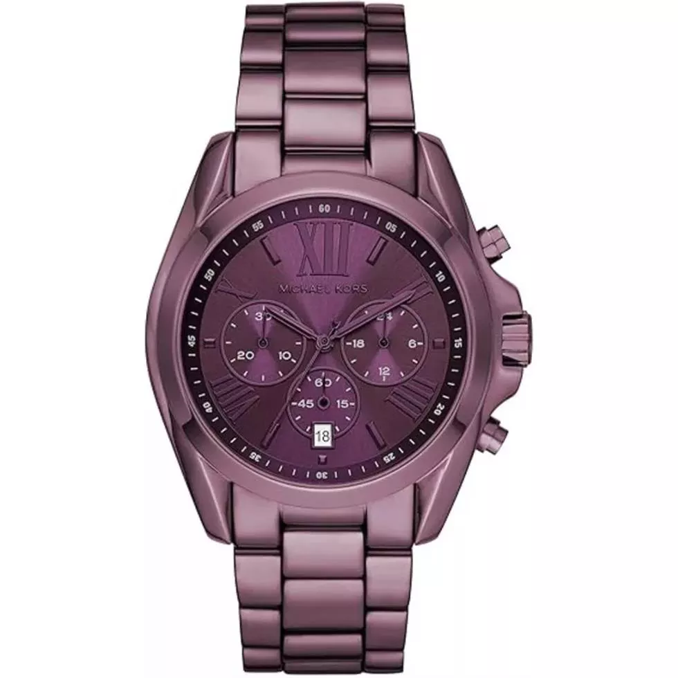 Michael Kors Bradshaw Purple Watch 43mm