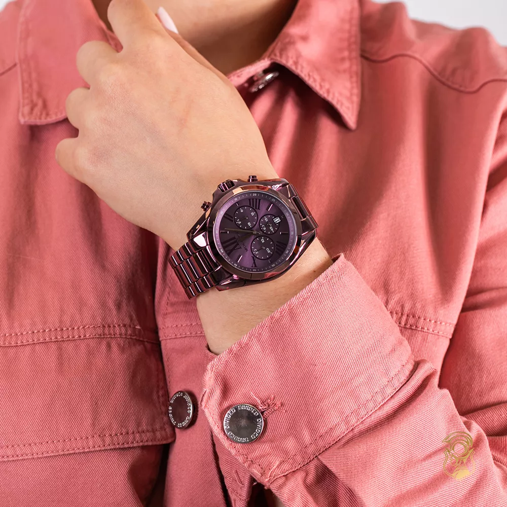 Michael Kors Bradshaw Purple Watch 43mm