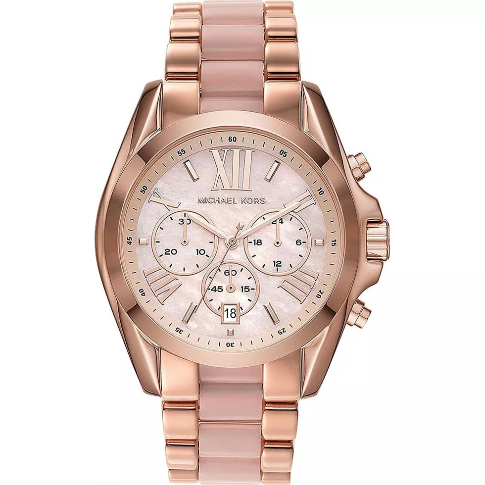 Michael Kors Bradshaw Rose Gold Watch 43mm