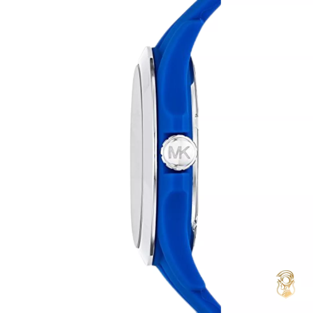 Michael Kors Bradshaw Silicone Blue Watch 40mm