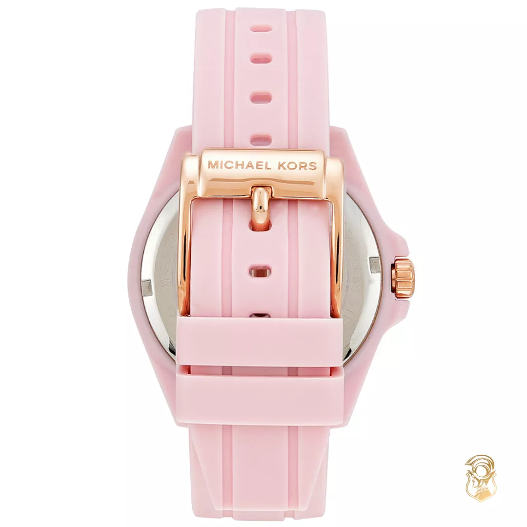 Michael Kors Bradshaw Silicone Rose Yellow Watch 40mm